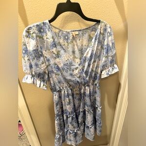 Dillard | Blue Floral Dress